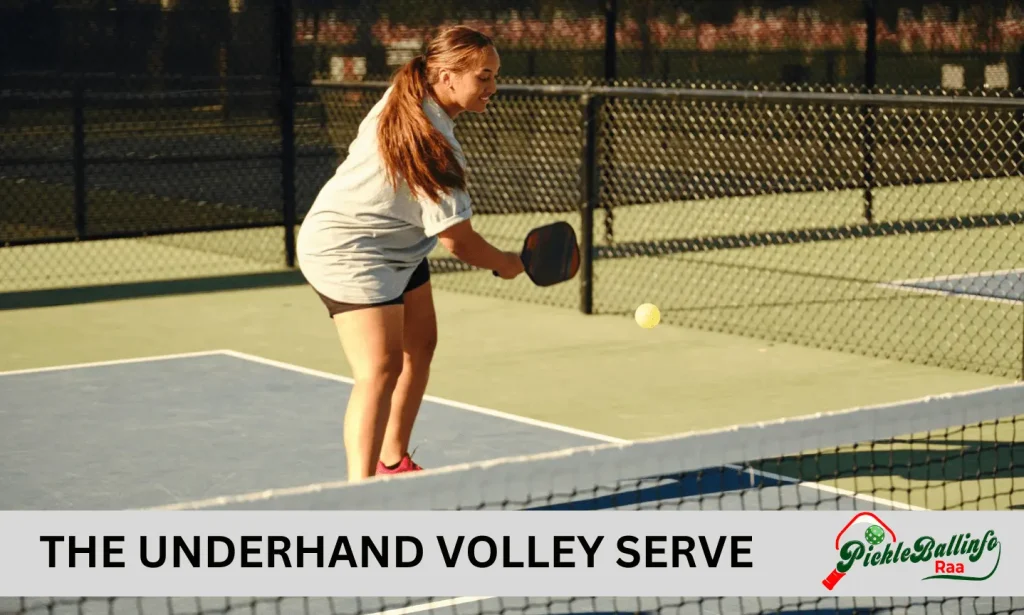 pickleball volley serve rules