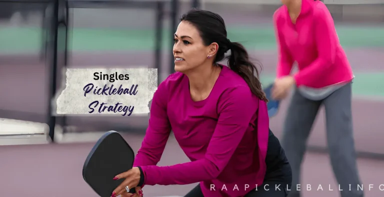 Singles Pickleball Strategy | RAAPickleballinfo 2024